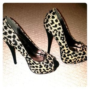 Animal print shoes
